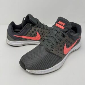 Nike Downshifter 7 Women's Running Shoes Gray Coral Pink Size 7.5